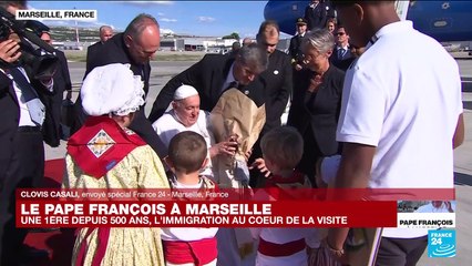 Le pape François est arrivé à Marseille