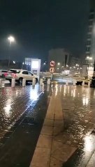 Azaan-e-Esha and beautiful rain in Madina (Saudi Arabia)