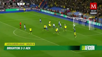 AEK y Orbelín sumaron su primer triunfo en la Europa League al vencer al Brighton