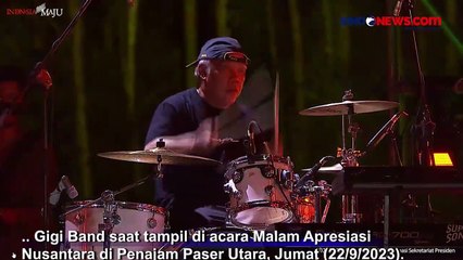 Duet Bareng Gigi di Malam Apresiasi Nusantara, Stik Drum Menteri PUPR Patah