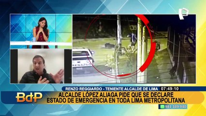 Renzo Reggiardo respalda propuesta de López Aliaga sobre expulsar a personas indocumentadas en barco