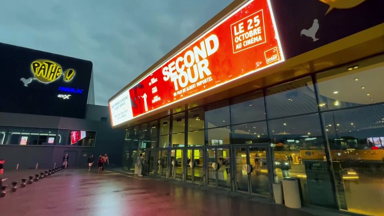 "Second Tour" le ciné Pathé Plan de Campagne vote pour Dupontel