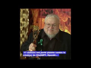 George R.R. Martin fait partie de 17 auteurs à porter plainte contre OpenAI