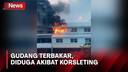 Gudang Perkantoran di Jakarta Utara Terbakar, Diduga Korsleting Listrik