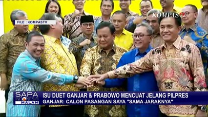 Descargar video: Waketum Gerindra soal Duet Prabowo Subianto dan Ganjar Pranowo: Tak Mungkin 1 Koalisi Tapi 2 Capres