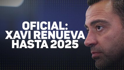 Oficial: Xavi renueva hasta 2025
