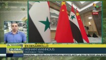 Presidentes de China y Siria celebran una reunión