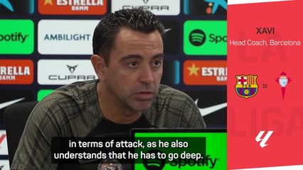 Xavi lauds Felix dynamism in Lewandowski partnership