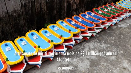 Artesanato de miriti movimenta mais de R$ 1 milhão por ano em Abaetetuba