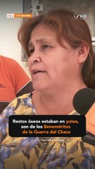 Restos óseos de los beneméritos de la Guerra del Chaco estaban en yutes