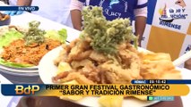 Se realiza el primer Gran Festival Gastronómico “Sabor y Tradición Rimense”
