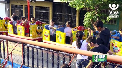 Familias participan de tarde especial en el Parque Rigoberto López Pérez