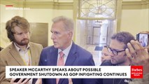 BREAKING NEWS: Speaker McCarthy Issues Blunt Warning To Republicans Against Shutdown