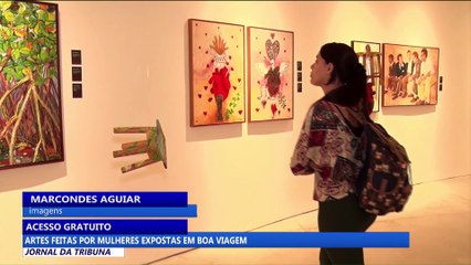 Artes feitas por mulheres expostas em Boa Viagem
