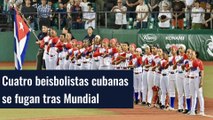 Cuatro beisbolistas cubanas se fugan tras Mundial en Japón