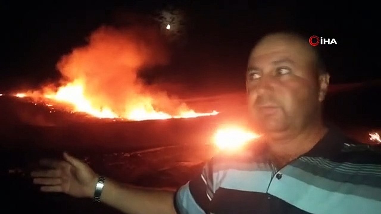 Sivas'ın Gemerek ilçesinde yangın çıktı