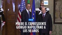 Muere el expresidente de la República Italiana Giorgio Napolitano a los 98 años