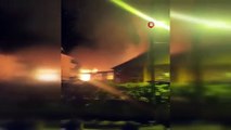 Zonguldak'ta Ahşap Bina Yangını Panik Yarattı