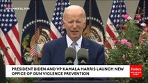 JUST IN: President Biden, Vice President Kamala Harris Launch Office Of Gun Violence Prevention