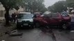 Acidente entre três veículos deixa quatro pessoas feridas no Portão; pelo menos uma em estado grave