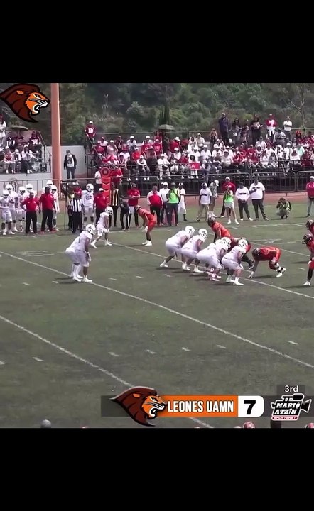 Pase sencillito y acarreo para llegar al Touchdown, onefa #touchdown #onefa #collegefootball #football