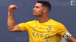 Cristiano Ronaldo Shooting Blind through Thick Smoke to Score the First of Two Goals in Al-Nassr Win