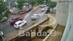 Vídeo mostra engavetamento com vários veículos que deixou quatro pessoas feridas no Portão