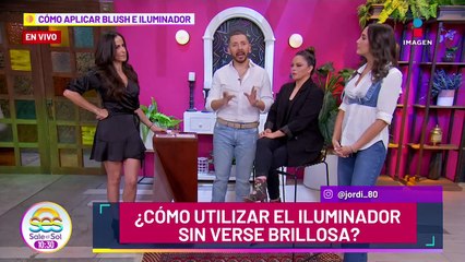 Aprende a aplicarte blush e iluminador con Jordi Avendaño