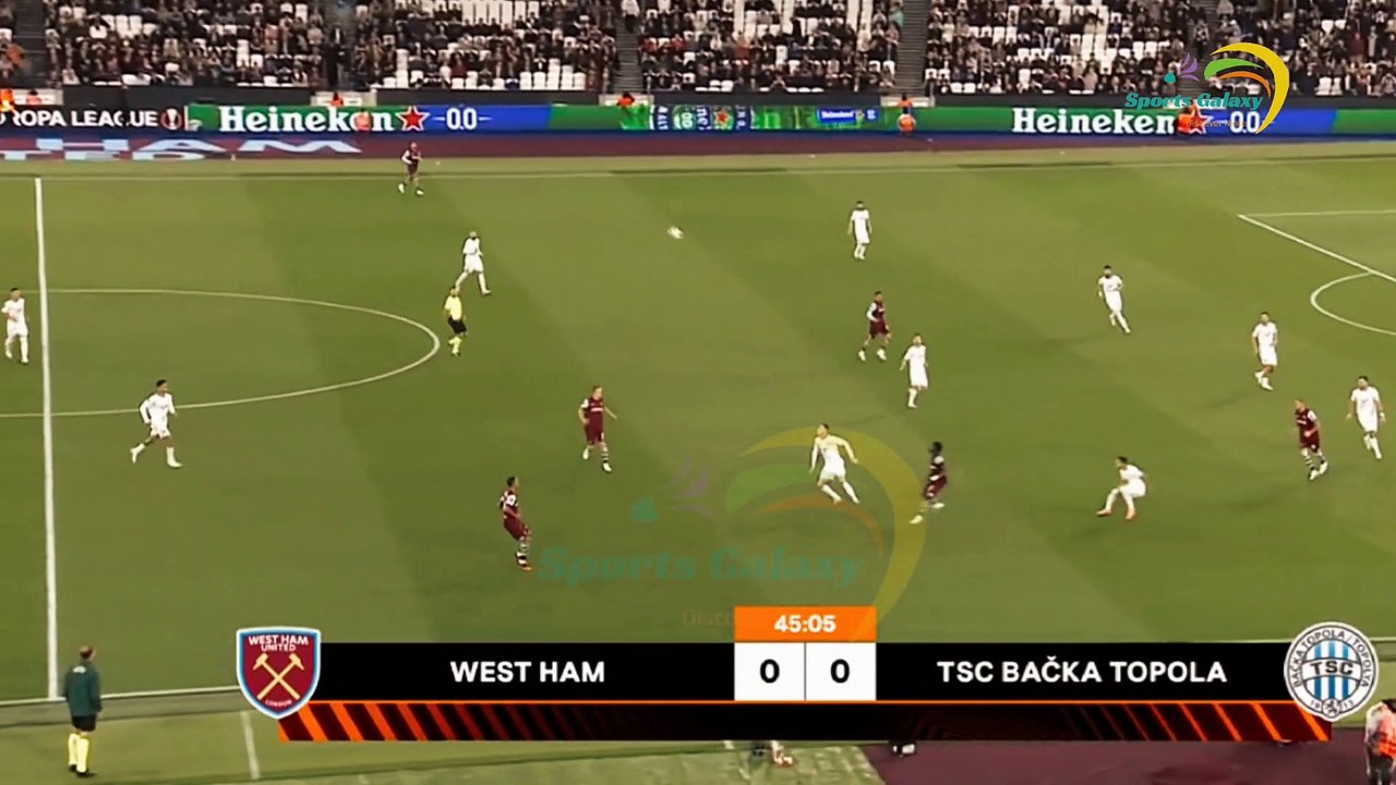 West Ham Vs Tsc Backa Topola The Full Highlights Of The Uefa Europe League Game Video Dailymotion