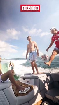 Freestylers y su increíble control de balón... en un bote ⚽️ #futbol #botes #freestyle