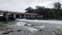 Gates of Bhadbhada Dam of Bhopal opened