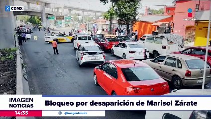 Bloquean Av. Insurgentes Sur por la desaparición de Marisol Zárate