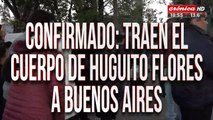 Los restos de Huguito Flores serán trasladadon a Buenos Aires