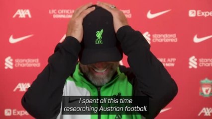 Klopp left bemused by bizarre news conference timing