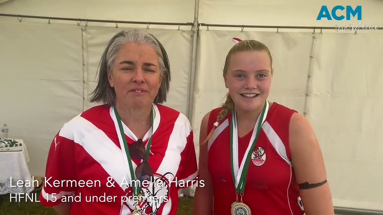HFNL 15 and under netball GF: South Warrnambool's Leah Kermeen and Amelia Harris