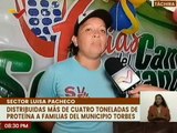 Táchira | Más de 4 toneladas de alimentos proteicos fueron expendidos en el Sector Luisa Pacheco