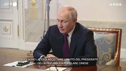 Putin conferma la visita in Cina a ottobre su invito di Xi Jinping