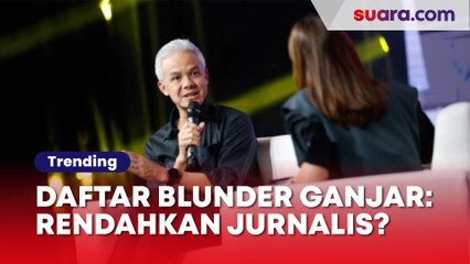 Daftar Blunder Ganjar Pranowo: Kini Terkesan Rendahkan Profesi Jurnalis dan MC