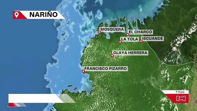 Diez municipios de Cauca y Nariño están sin energía