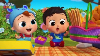 Learn New Flavors Song _ Baby John & Manny - Little Angel Nursery Rhymes for kids