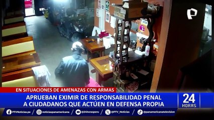 Defensa propia: Congreso aprueba eximir de responsabilidad penal uso letal de la fuerza