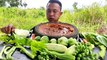 MUKBANG LALAPAN SEGAR - LALAPAN MENTAH SAMBEL TERASI