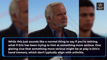 RJ Discover What Eric Is Lying About His Terminal Diagnosis Bold and the Beautif