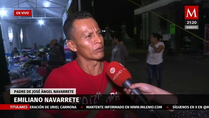 Padres de los 43 jóvenes de Ayotzinapa realizan plantón frente al Campo Militar 1