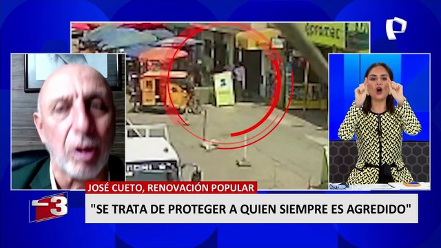 José Cueto sobre ley de legítima defensa: La presunción ahora es a favor del que se defiende