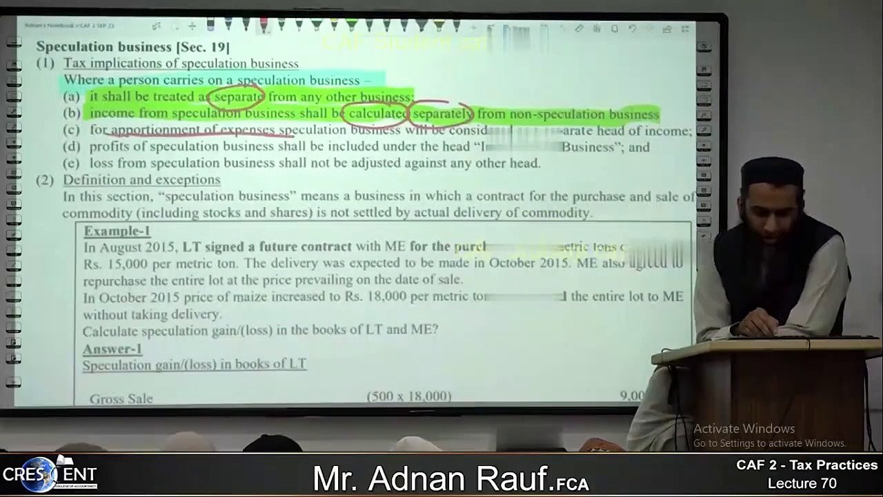 72.Tax Lecture 70
