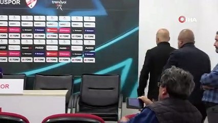 Boluspor - Tuzlaspor maçının ardından