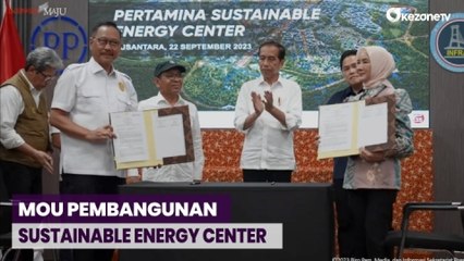 Bangun Sustainable Energy Center, Jokowi Saksikan Penandatanganan MoU Pertamina-Otorita IKN