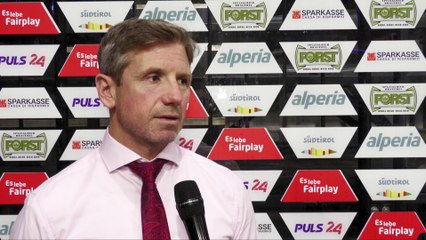 Kirk Furey (KAC) nach dem ersten Saisonsieg in Bozen