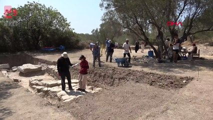 Çanakkale'de 2 bin yıllık mezar gün yüzüne çıkarılıyor